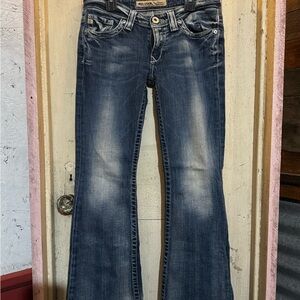 Big Star Women's Dark Blue Cropped Jeans